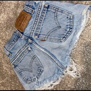 Kids 4Slim Levis Cutoffs